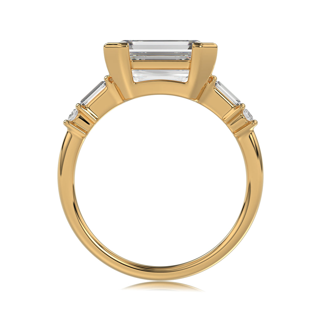 Criss Cut Five-Stone Ring