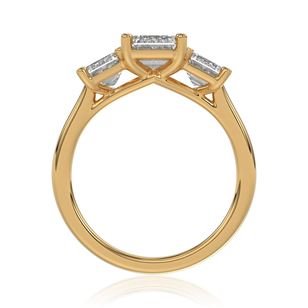 Criss Cut Trilogy Ring