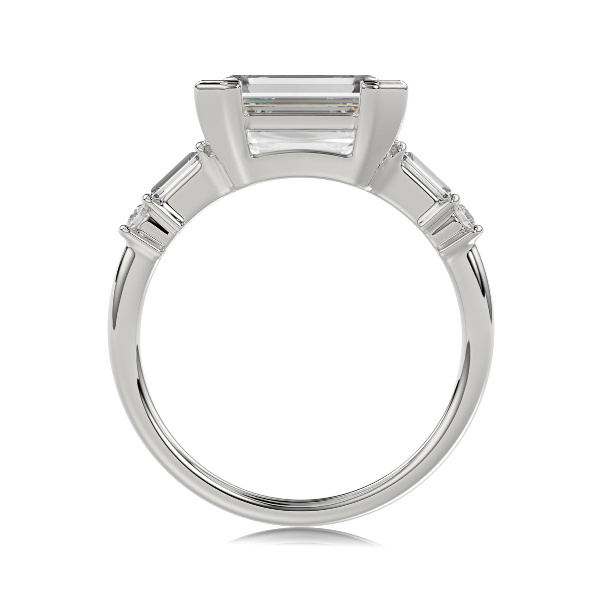 Criss Cut Five-Stone Ring