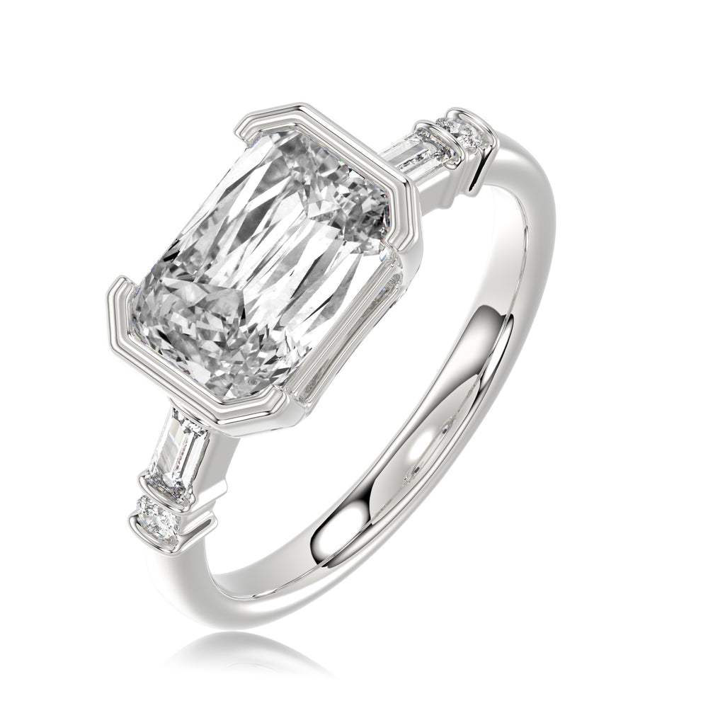 Criss Cut Five-Stone Ring