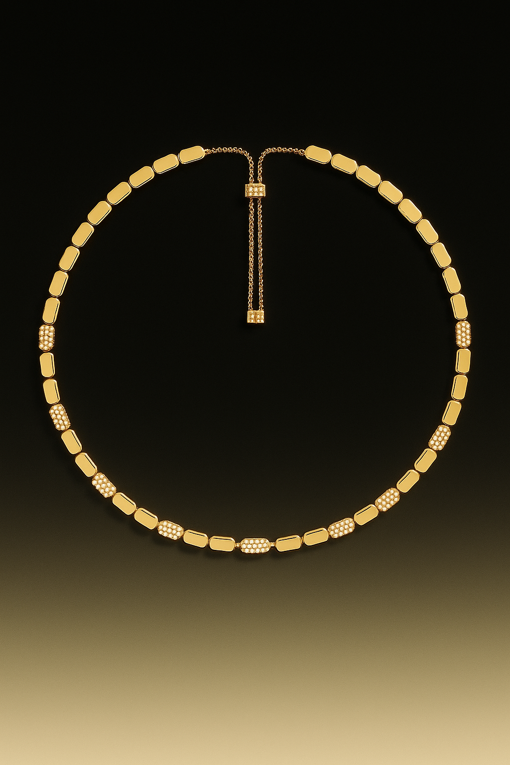 Dainty Gold Adjustable Necklace