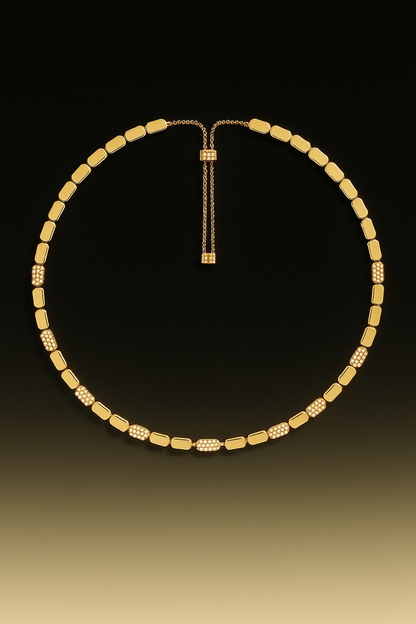 Dainty Gold Adjustable Necklace
