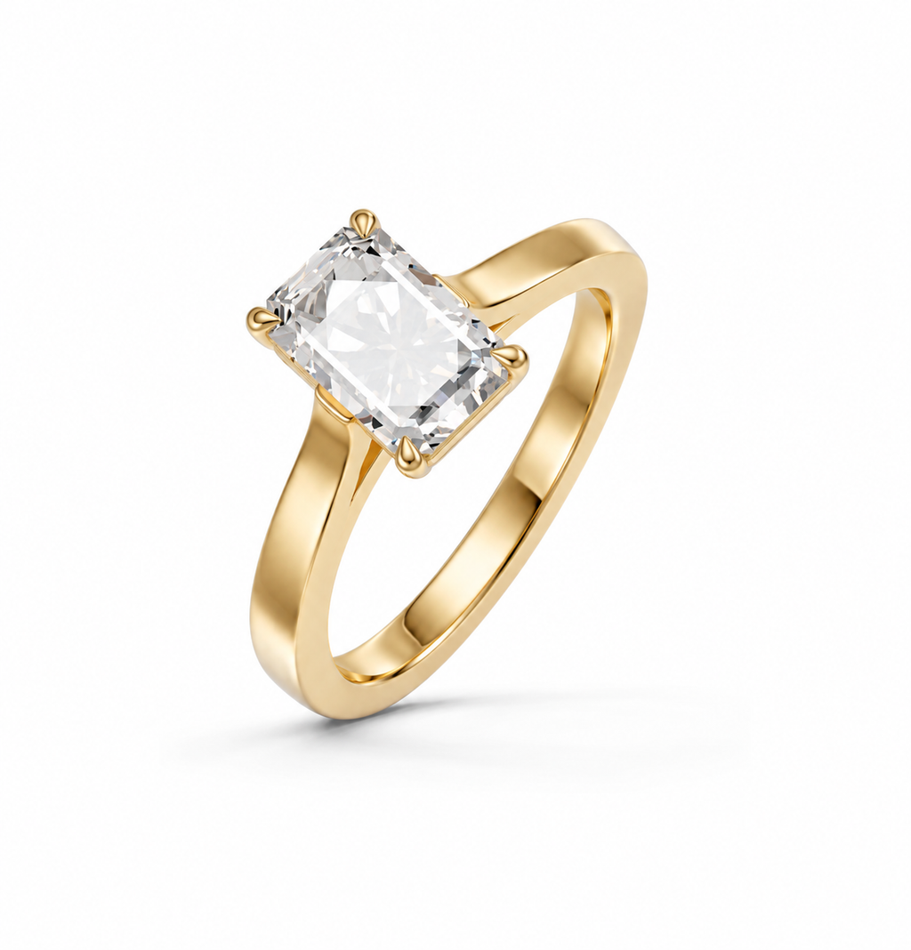Radiant Solitaire Ring