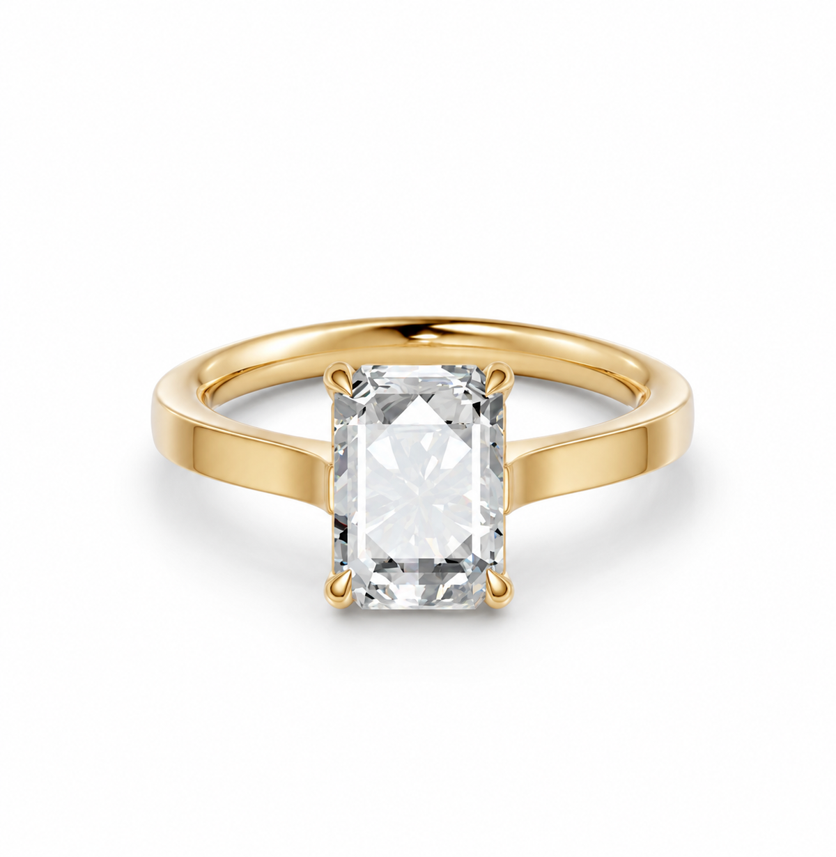 Radiant Solitaire Ring