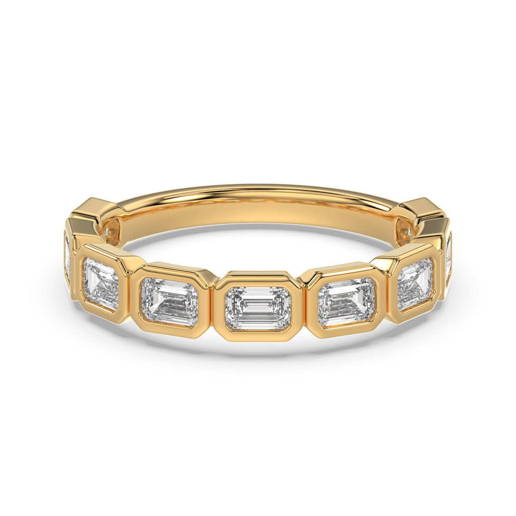Emerald 50% Eternity Ring