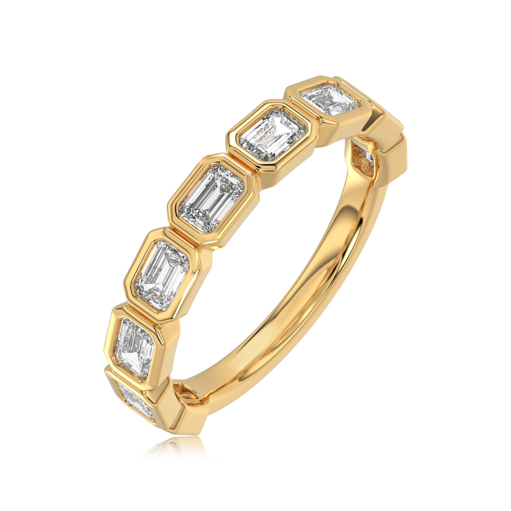 Emerald 50% Eternity Ring