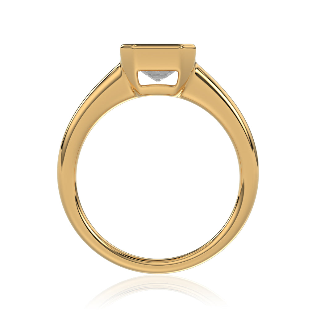 Emerald Bezel Ring