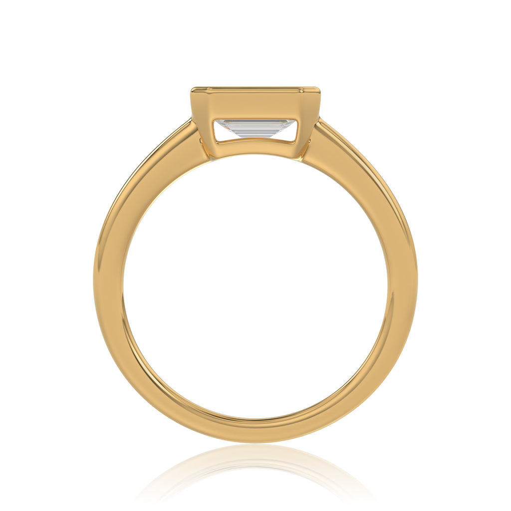 Emerald Bezel Ring