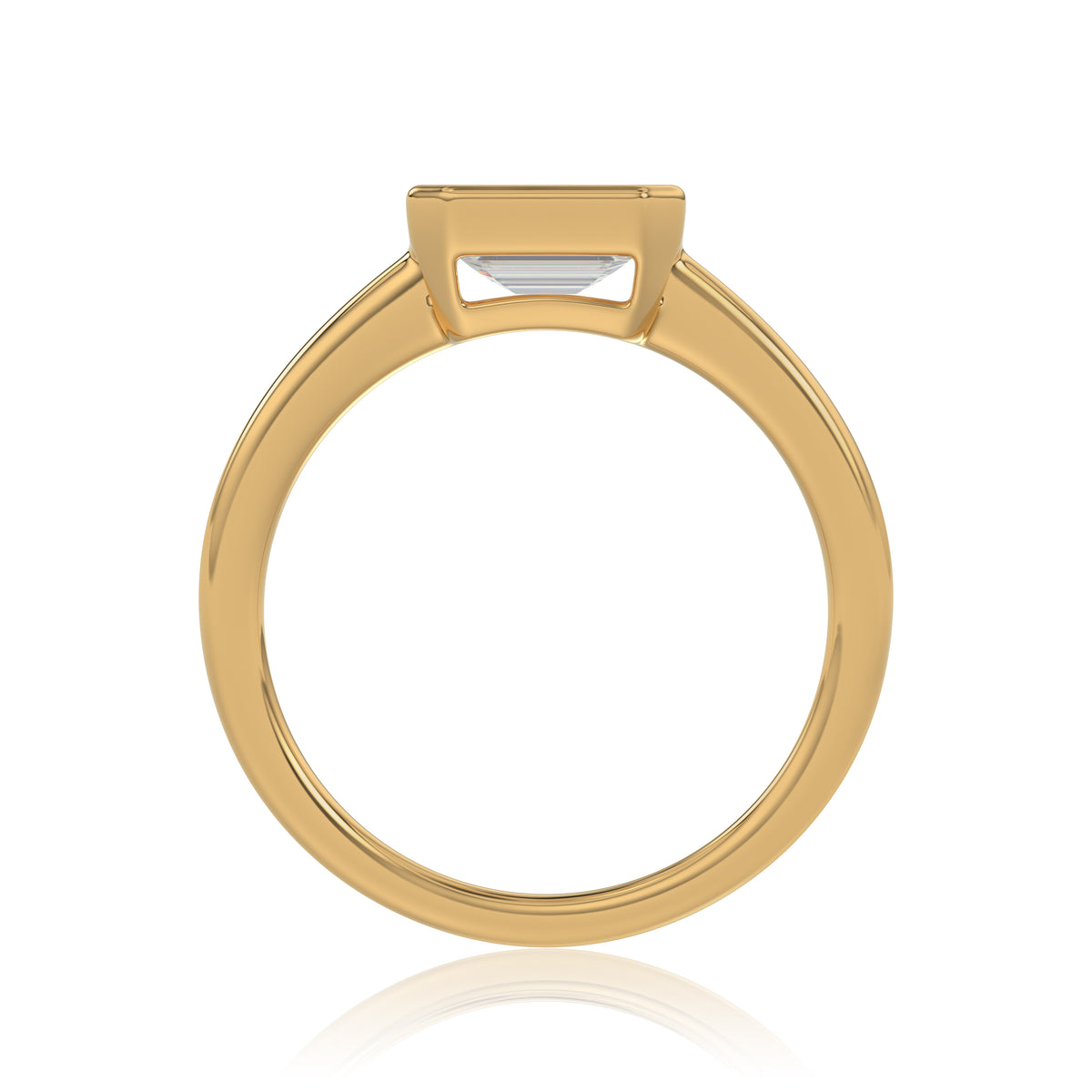 Emerald Bezel Ring