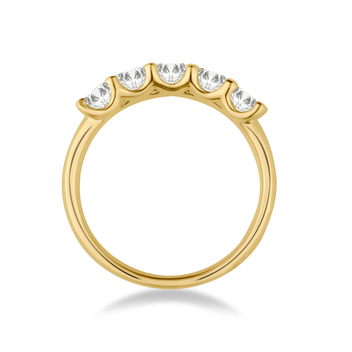 Emerald Five-Stone Ring