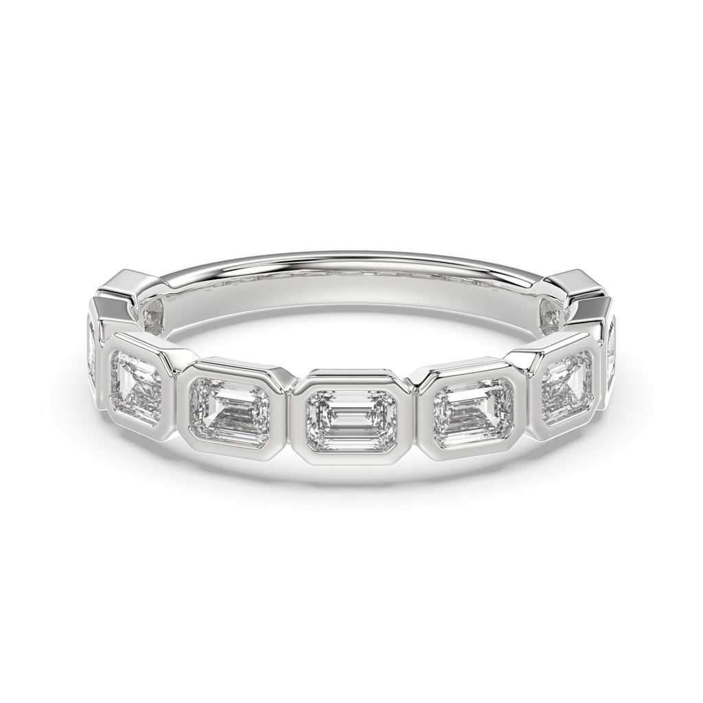 Emerald 50% Eternity Ring
