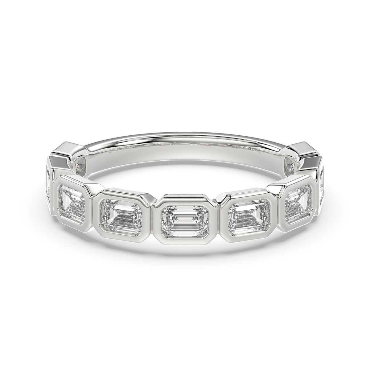 Emerald 50% Eternity Ring