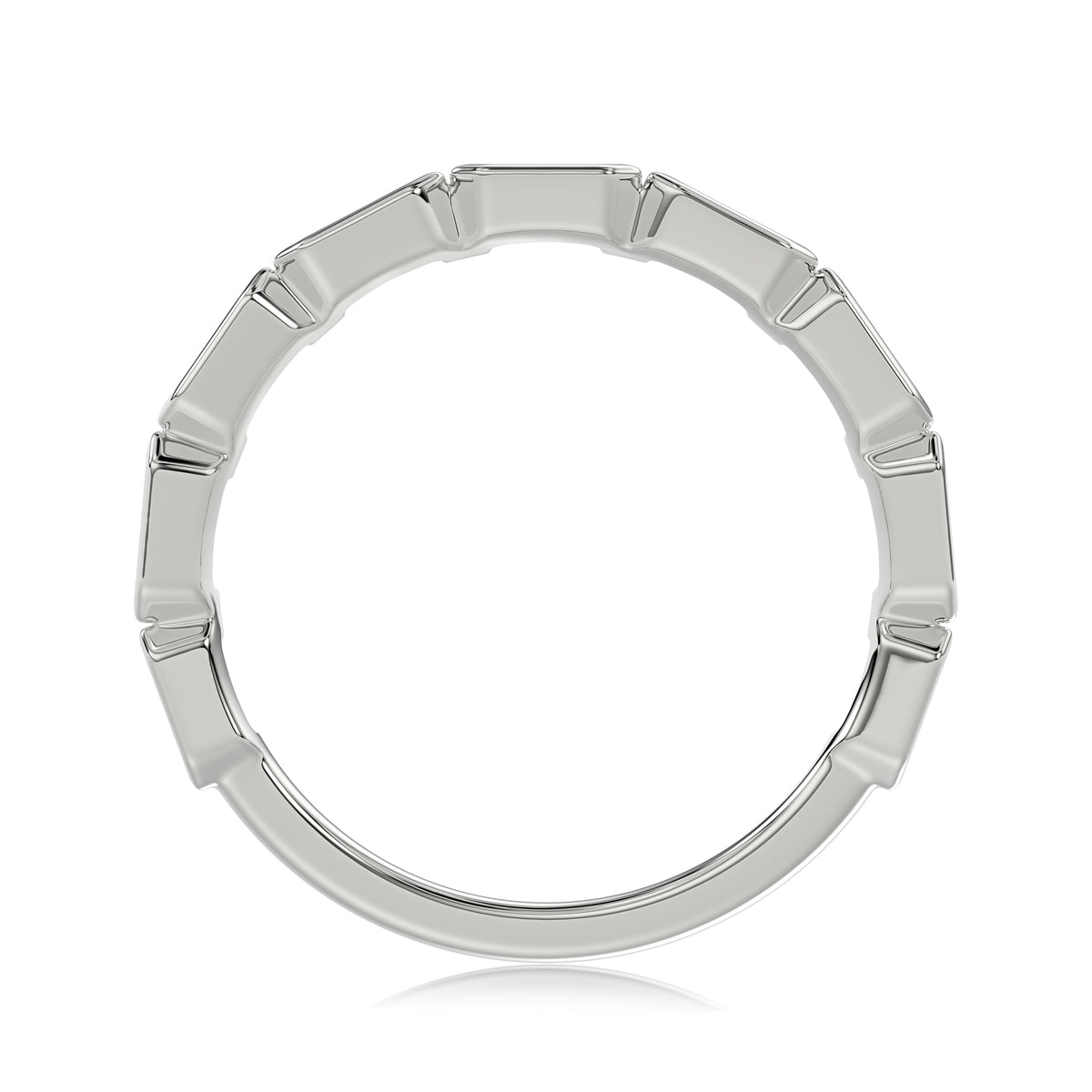 Emerald 50% Eternity Ring