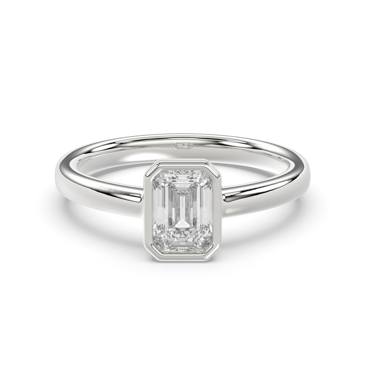 Emerald Bezel Ring
