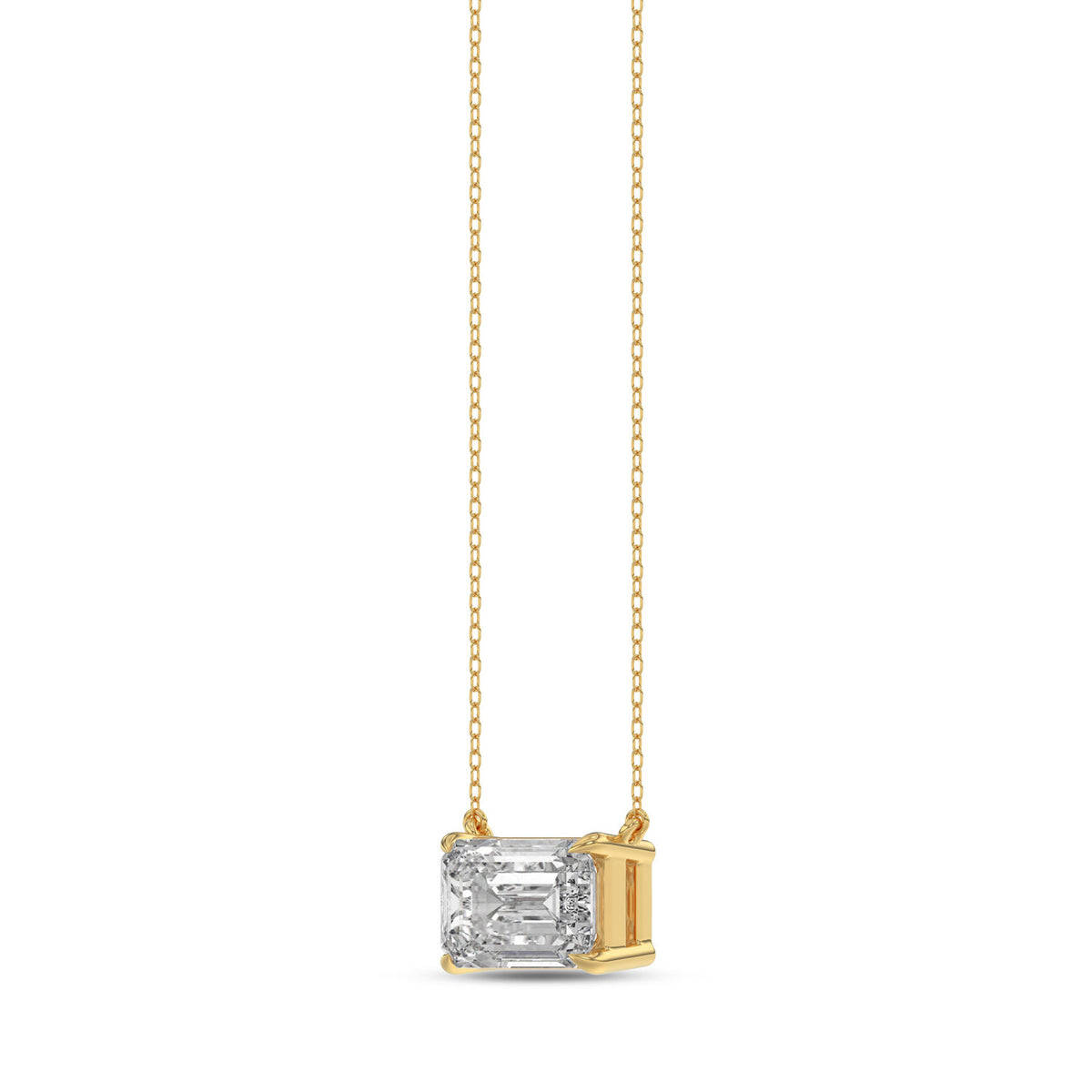 Emerald Diamond Necklace
