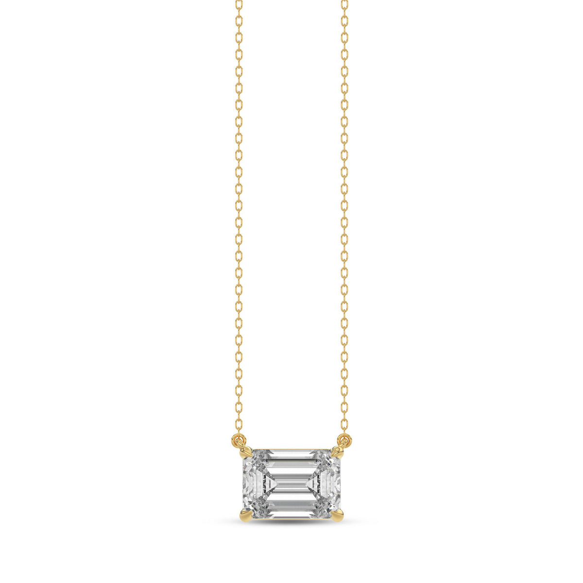 Emerald Diamond Necklace