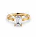 Emerald Solitaire Ring