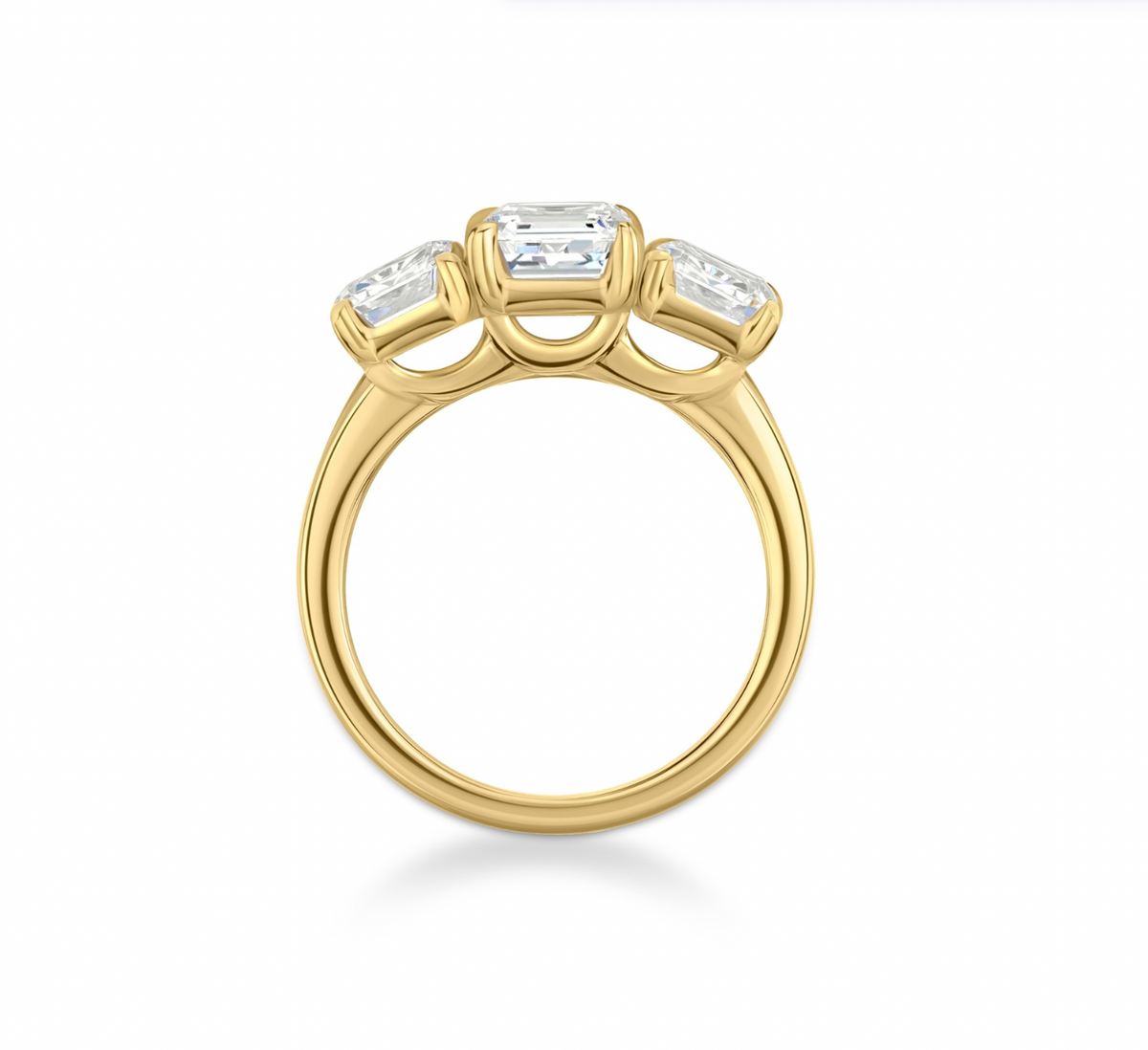 Emerald Trilogy Ring
