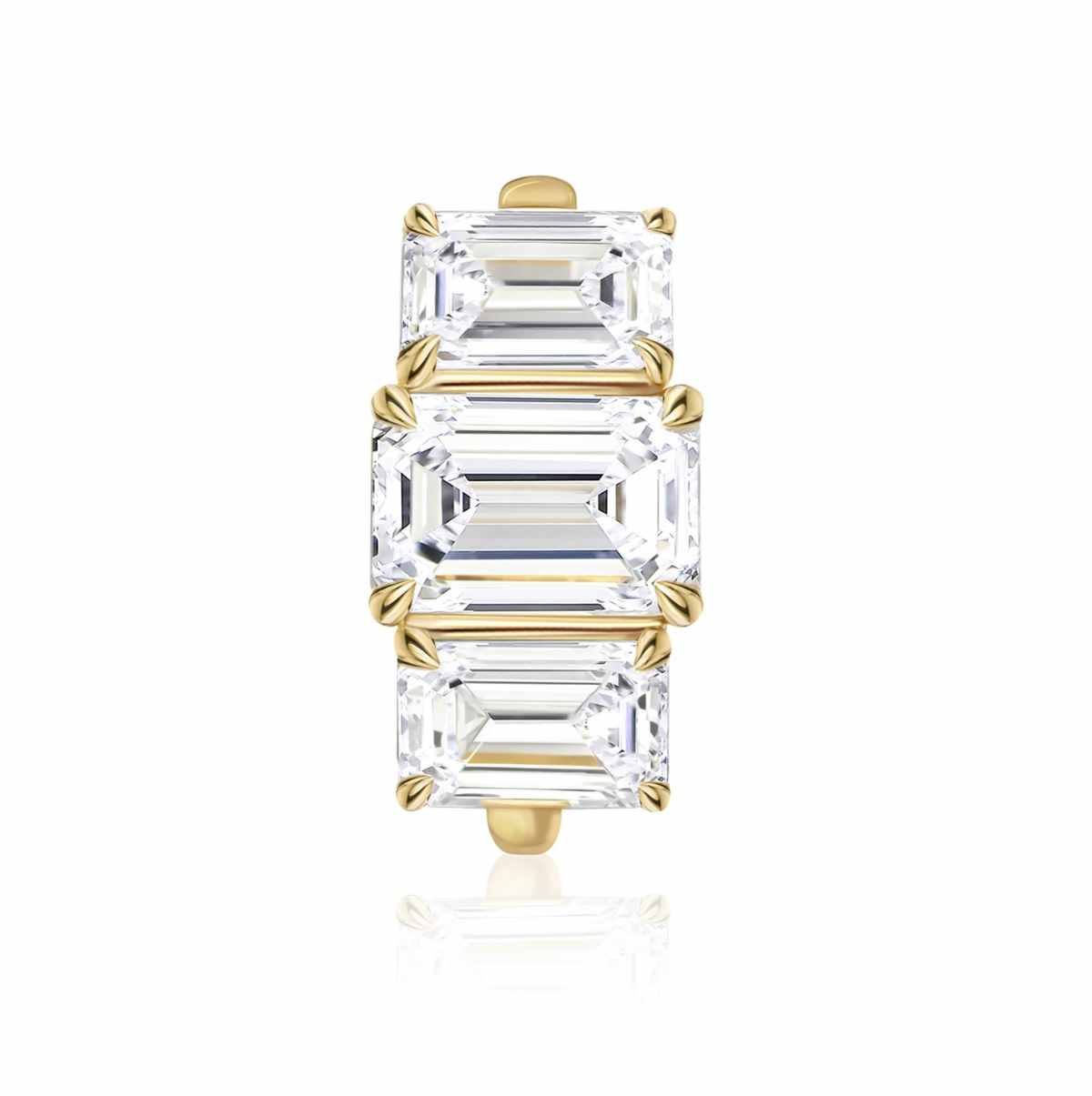 Emerald Trilogy Ring