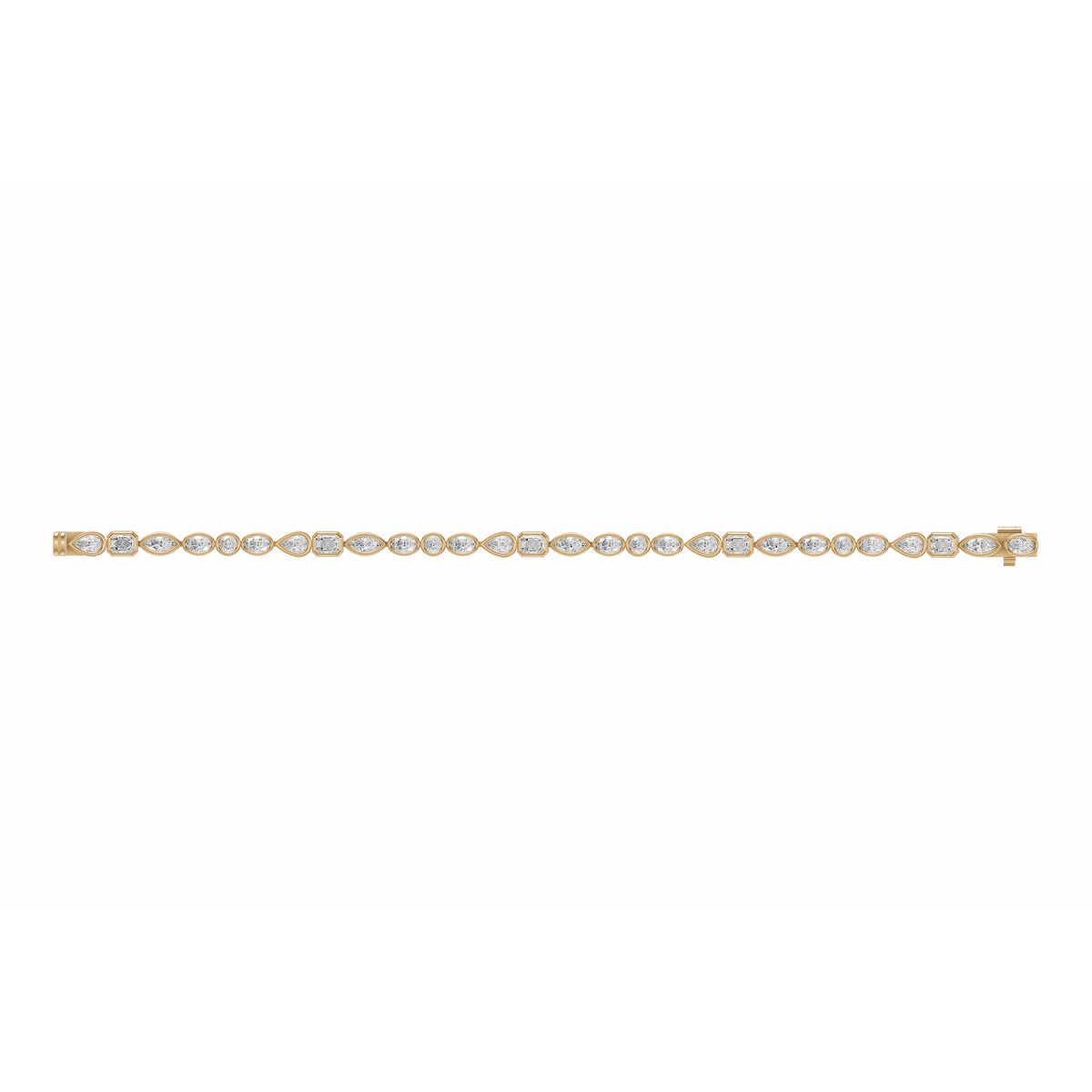 Fancy Shape Diamond Tennis Bracelet