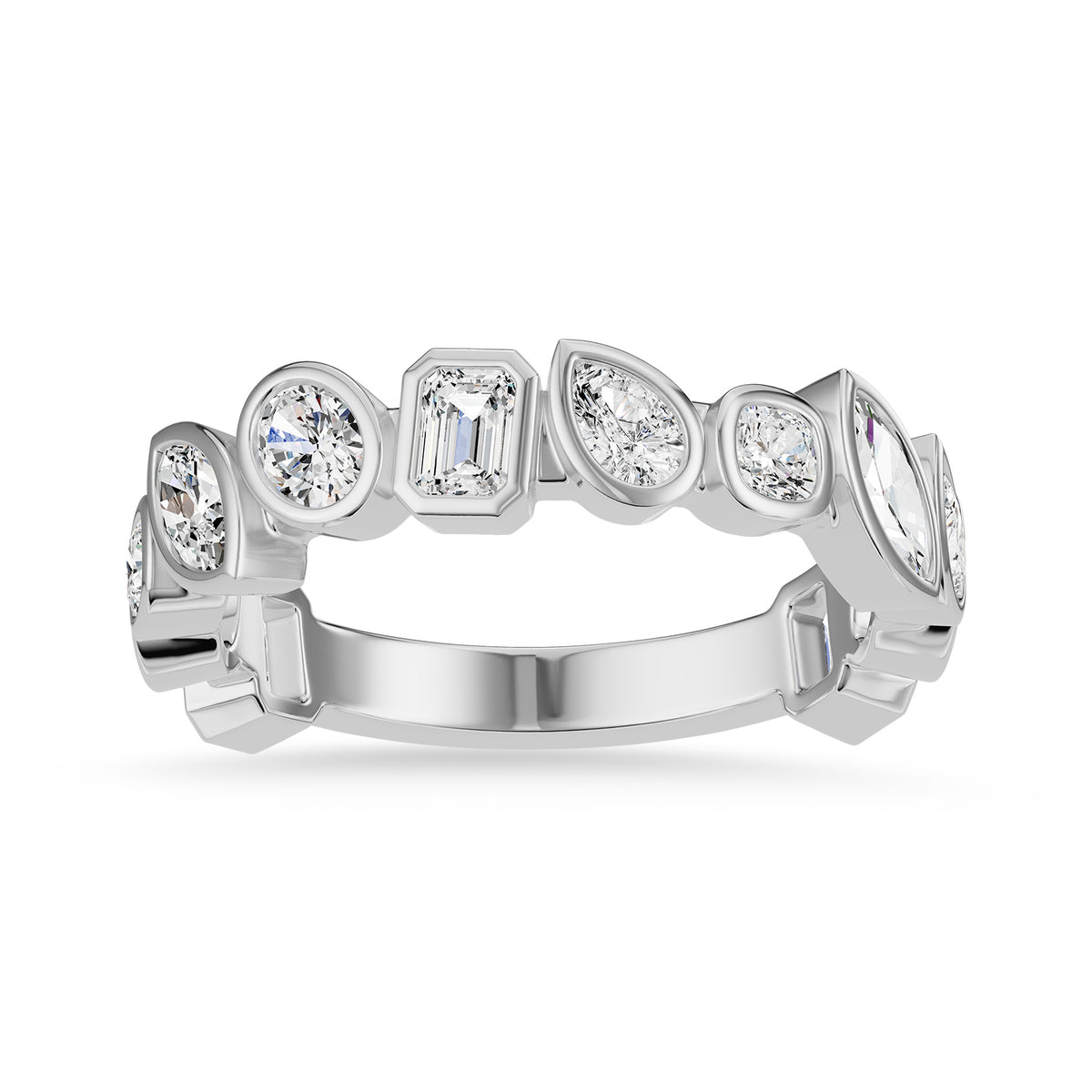 Fancy Shape Diamond Eternity Ring