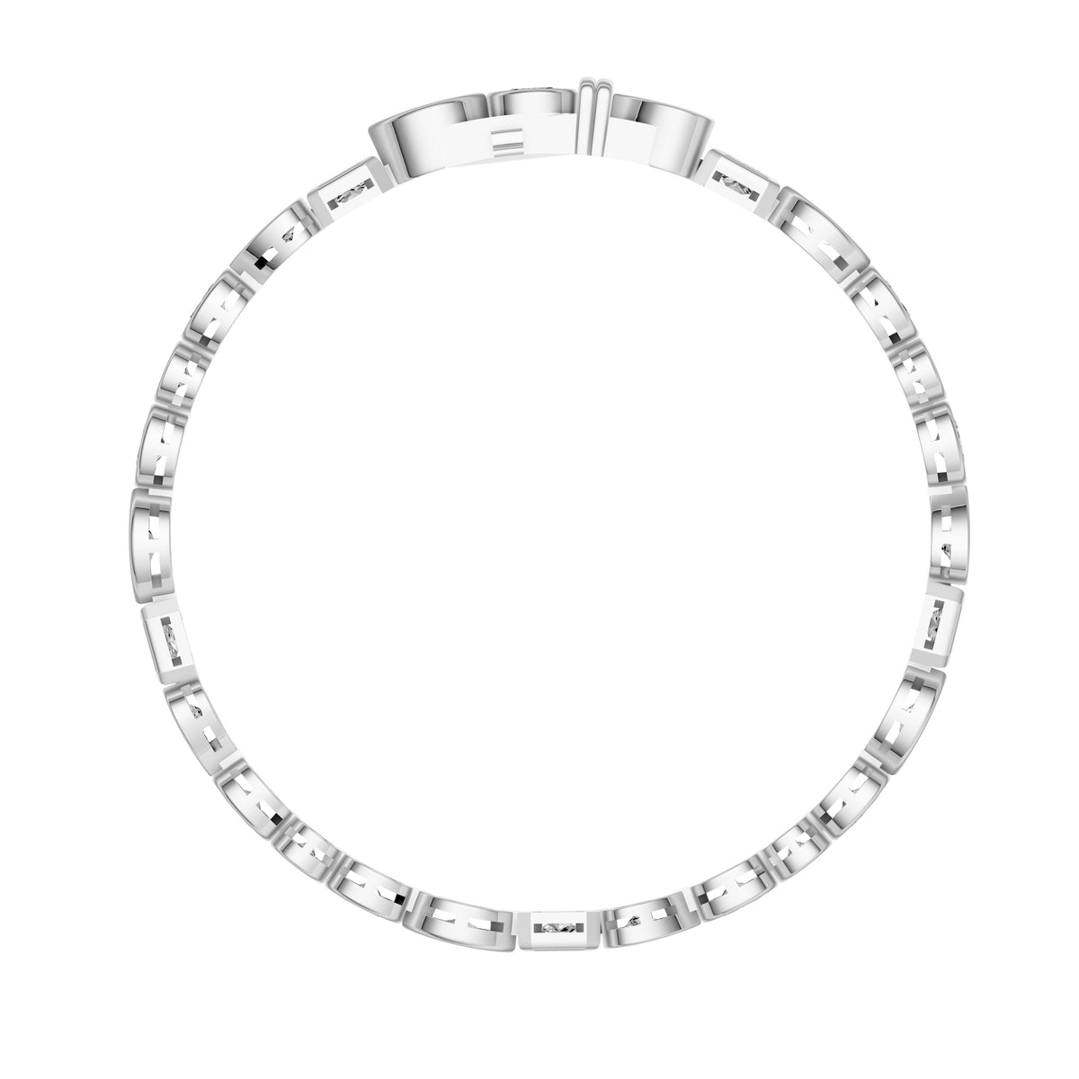 Fancy Shape Diamond Tennis Bracelet