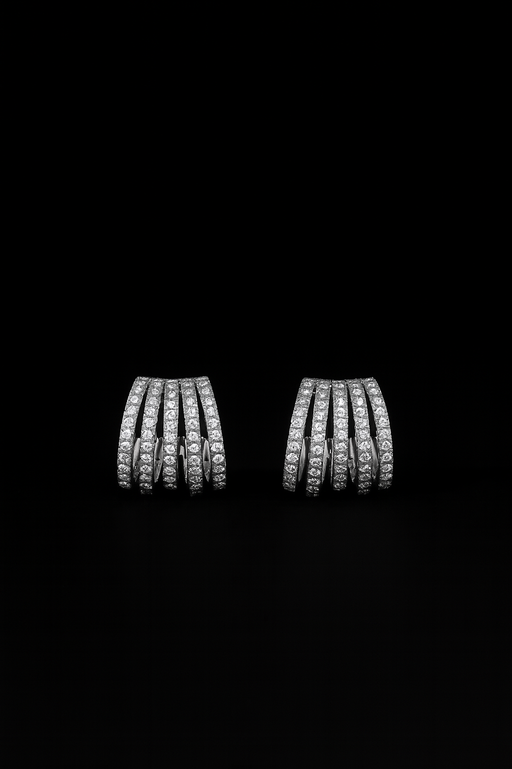 Five-Hoop Earrings