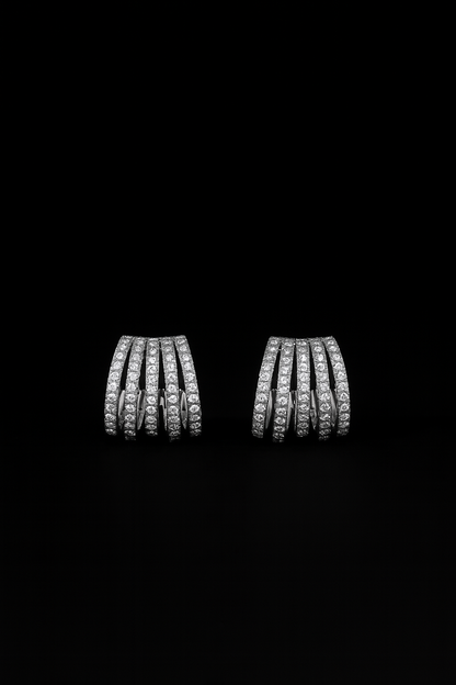 Five-Hoop Earrings