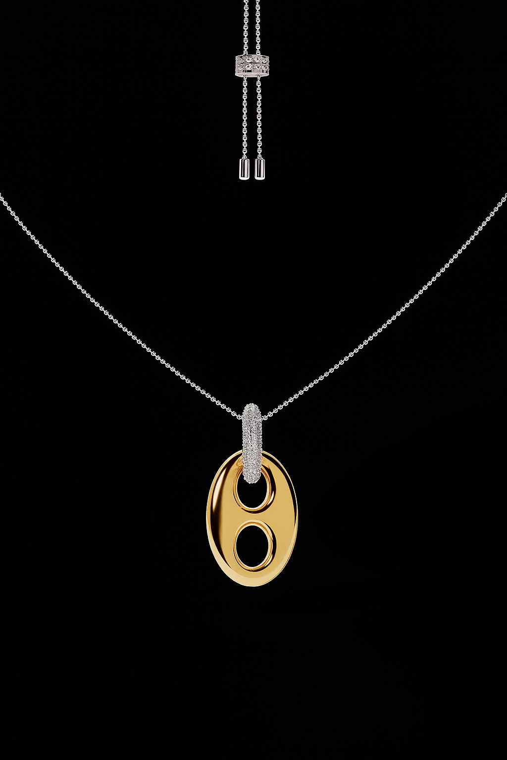 Grain de Café Adjustable Necklace