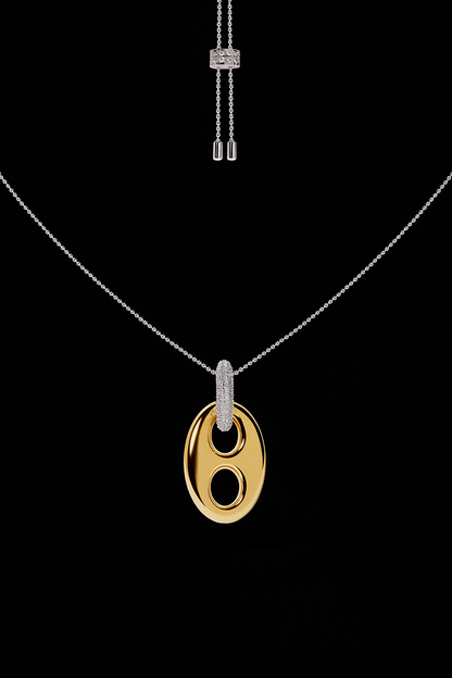 Grain de Café Adjustable Necklace