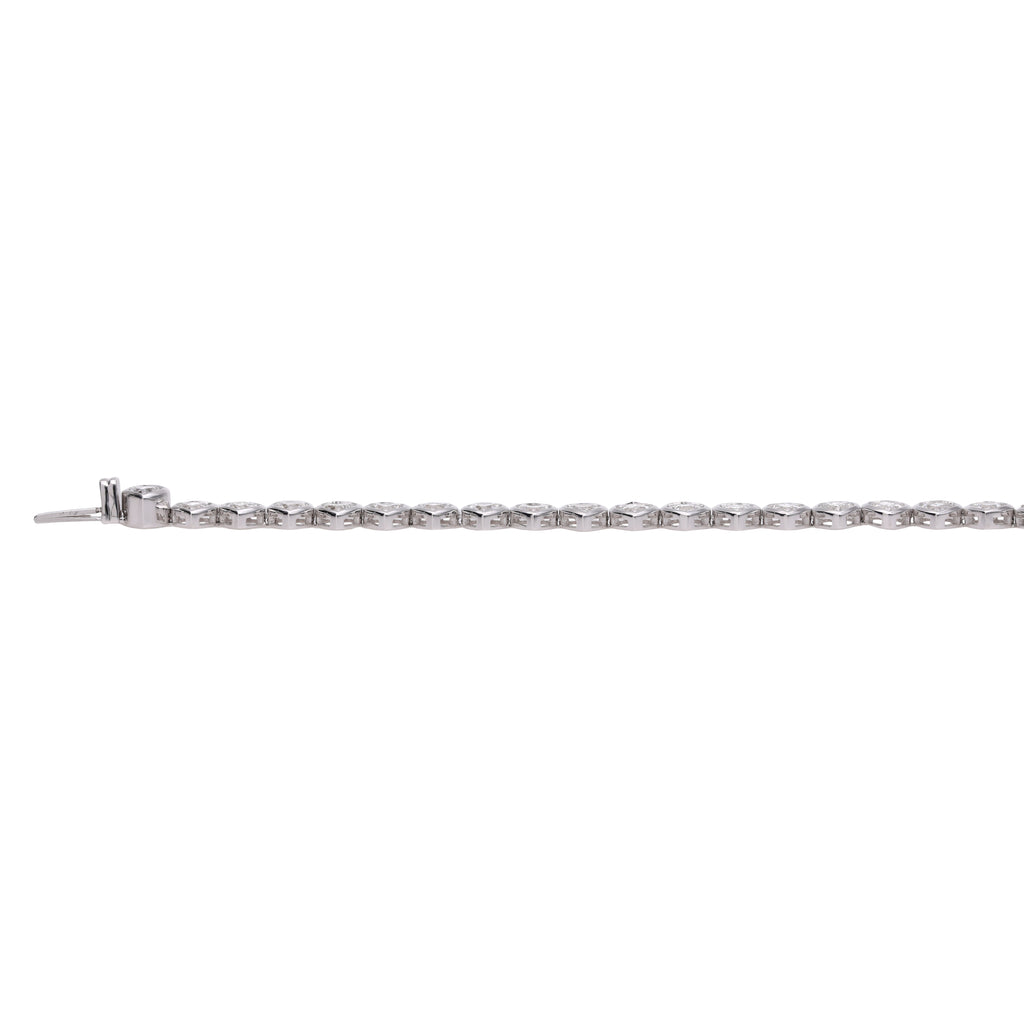 Heart Diamond Tennis Bracelet