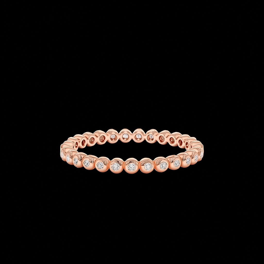 Diamond Solid Gold Eternity Ring