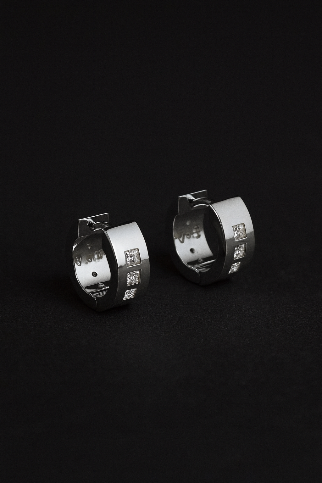 LOVE Morse Code Huggie Earrings