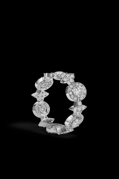Météorites & Circles Ring