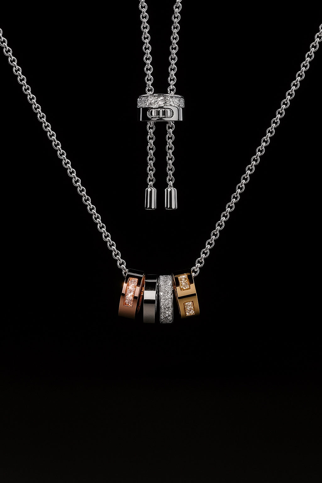 Morse Code Adjustable Necklace