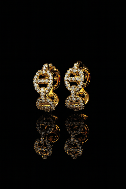 Maille Marine Hoop Earrings