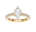 Marquise Diamond Shoulder Ring