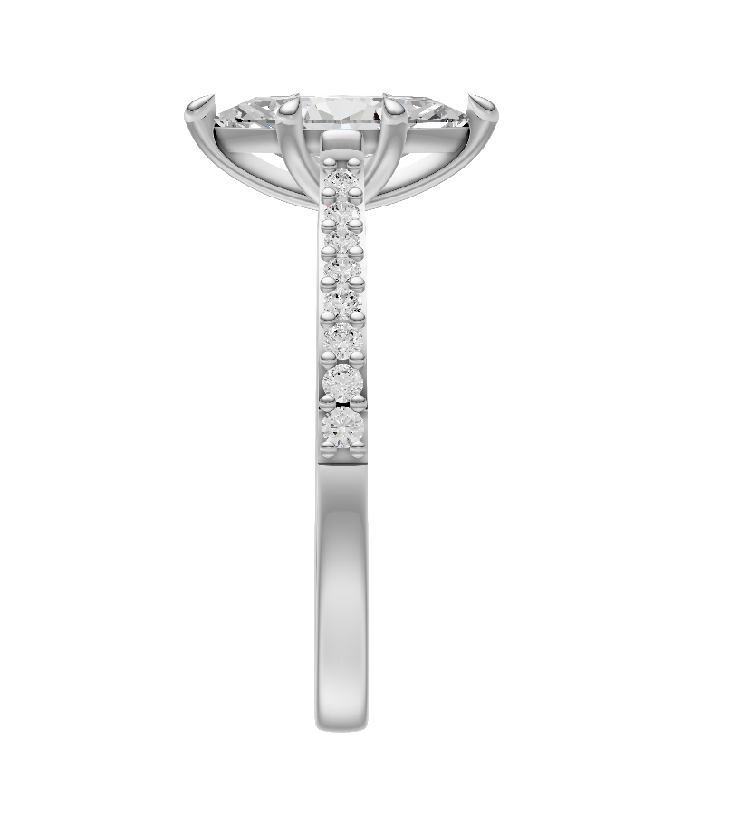 Marquise Diamond Shoulder Ring
