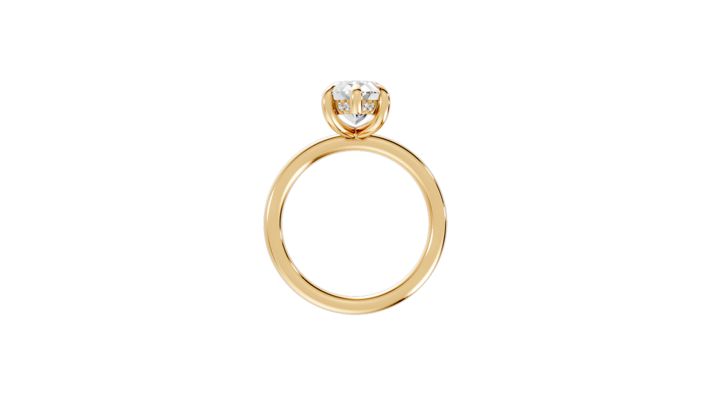 Marquise Hidden Halo Ring