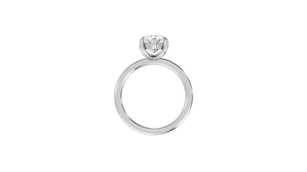 Marquise Hidden Halo Ring