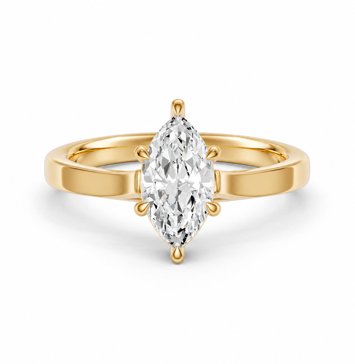 Marquise Solitaire Ring