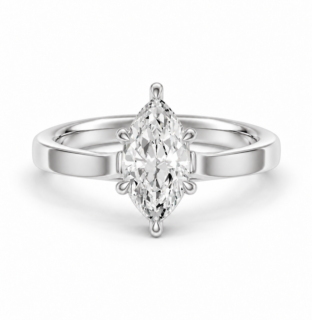 Marquise Solitaire Ring