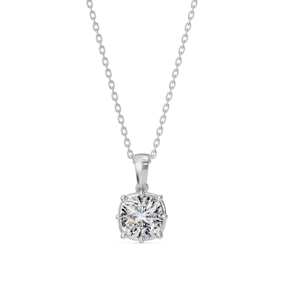Old Cut Diamond Necklace