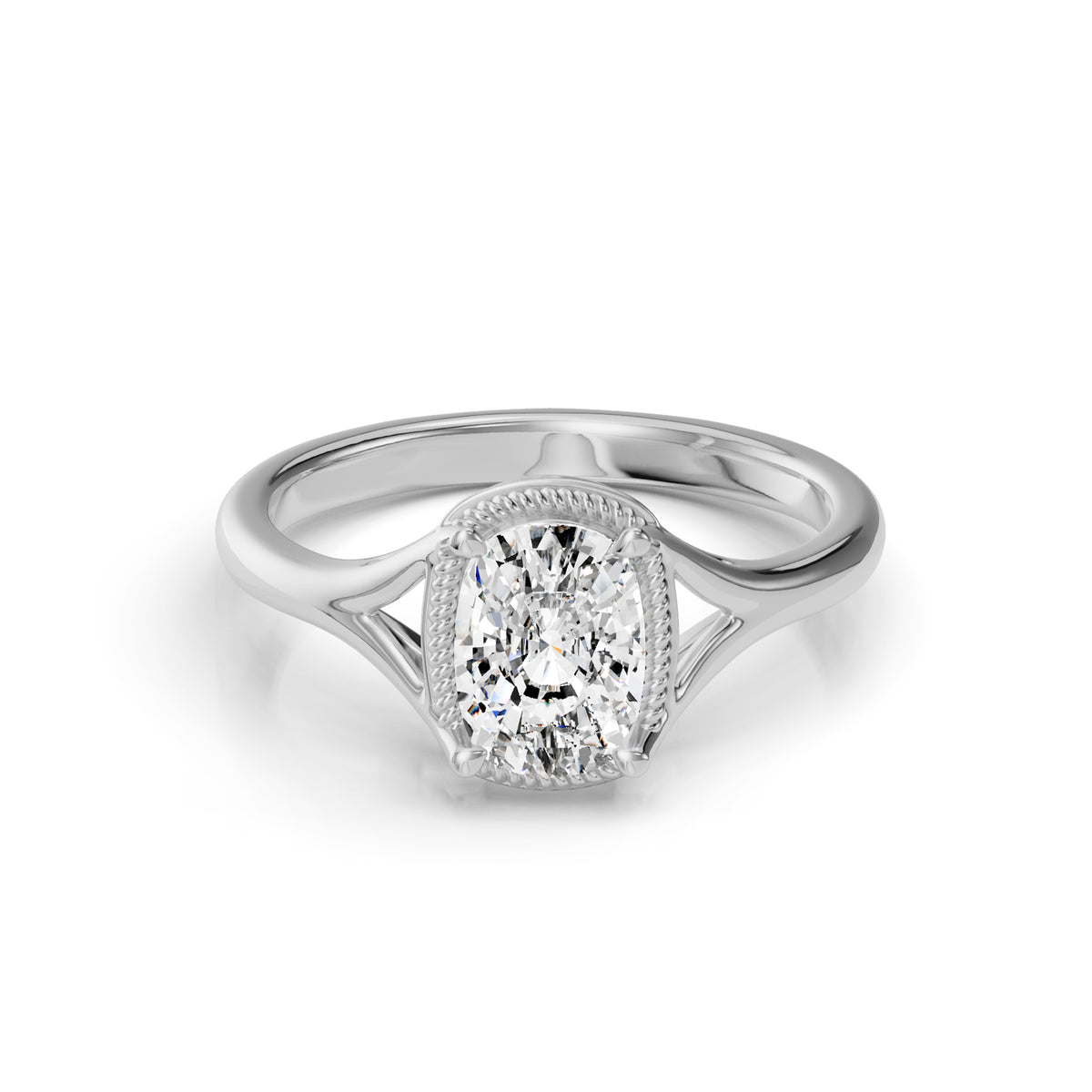 Old Cut Diamond Solitaire Ring
