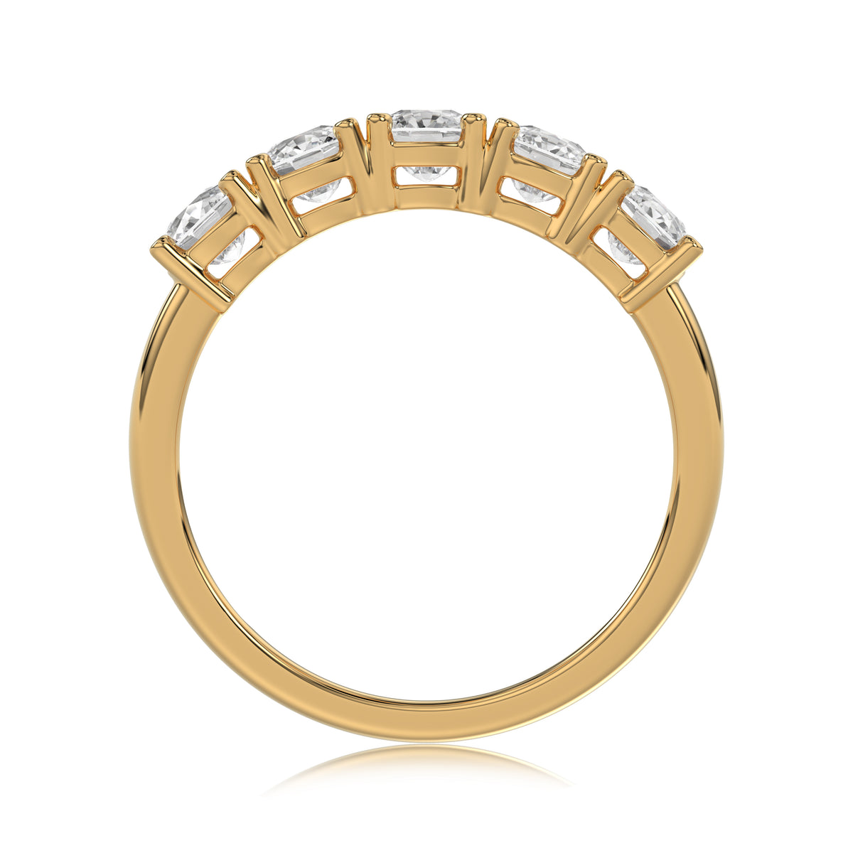 Old Cut Five-Stone Ring