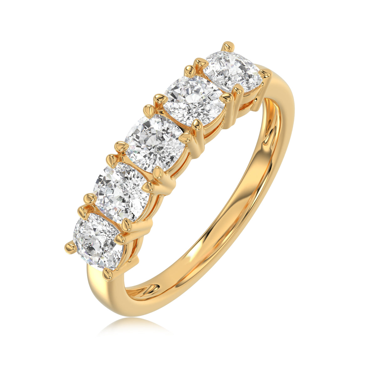 Old Cut Five-Stone Ring