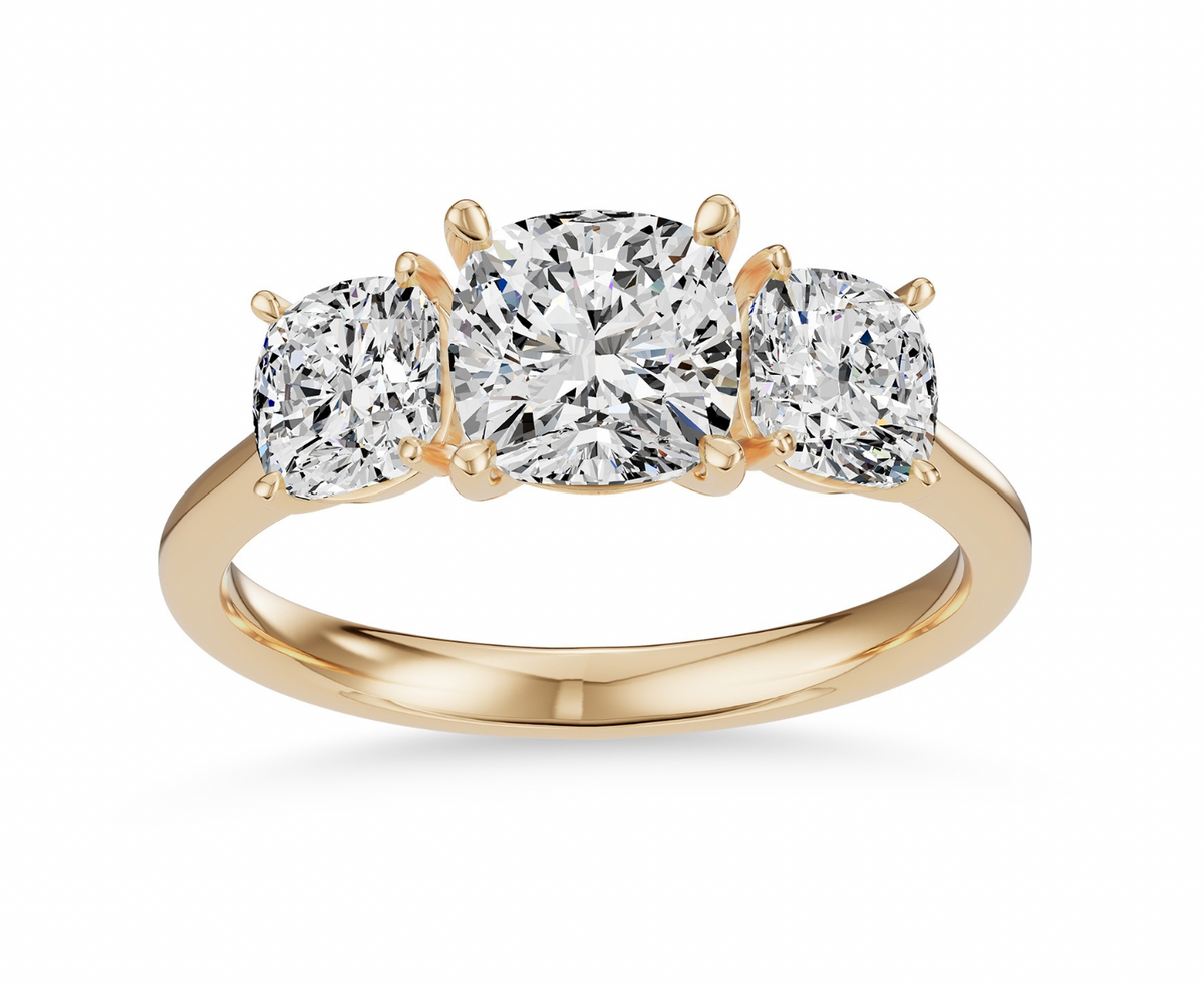 Old Cut Trilogy Ring