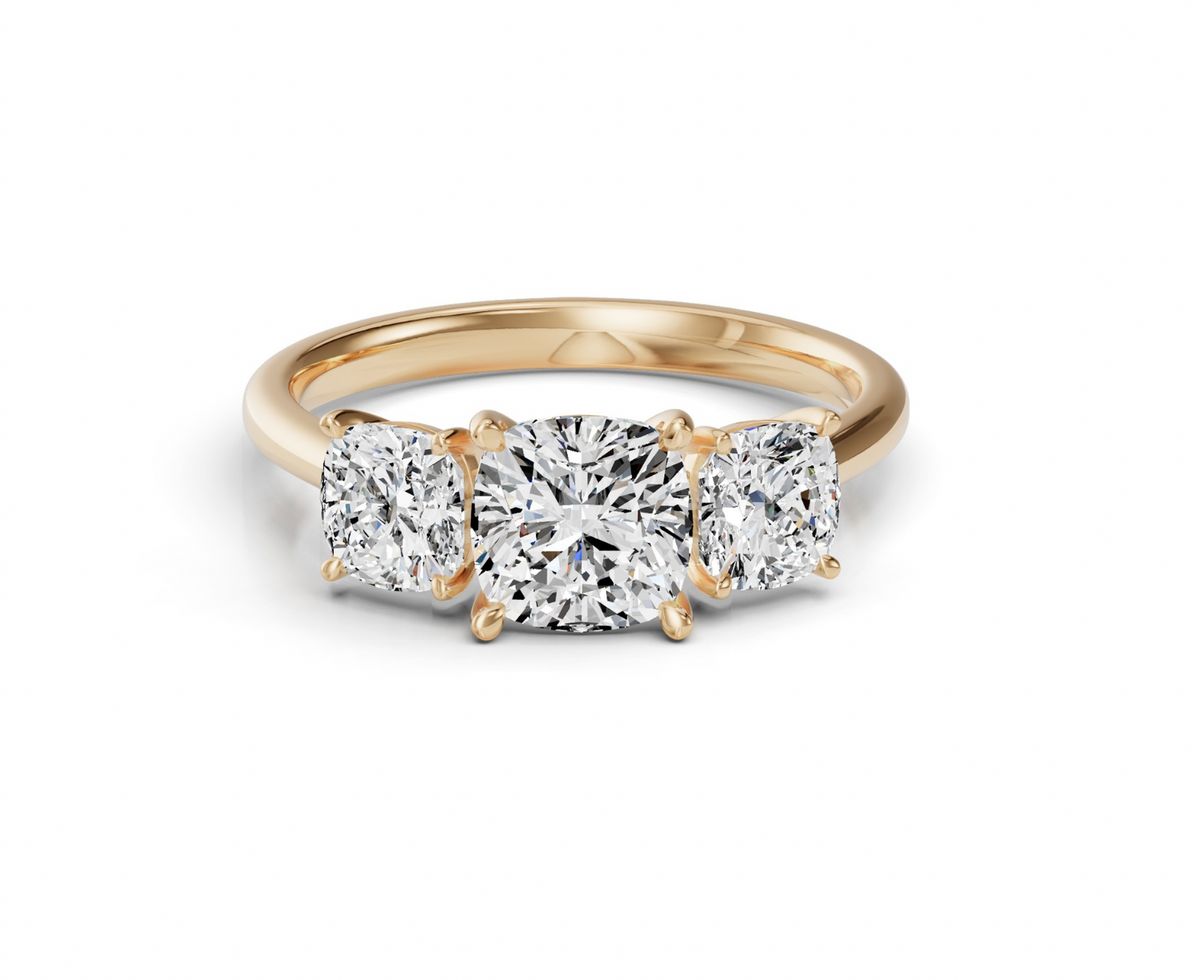 Old Cut Trilogy Ring