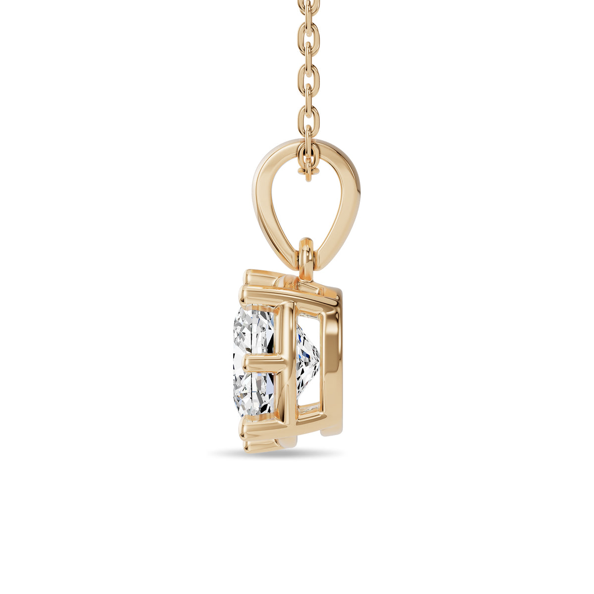 Old Cut Diamond Necklace