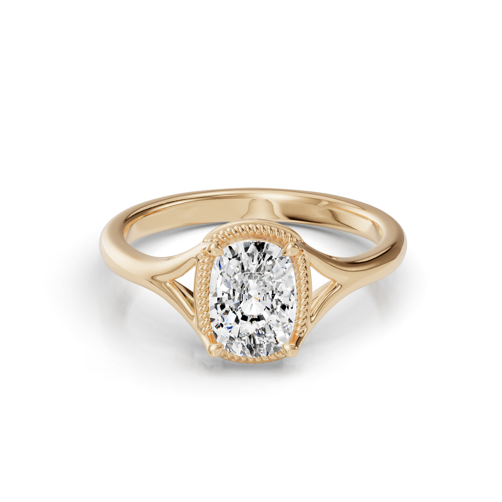 Old Cut Diamond Solitaire Ring